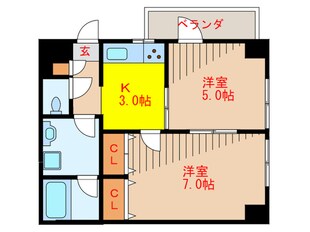 ロワイヤル大山の物件間取画像